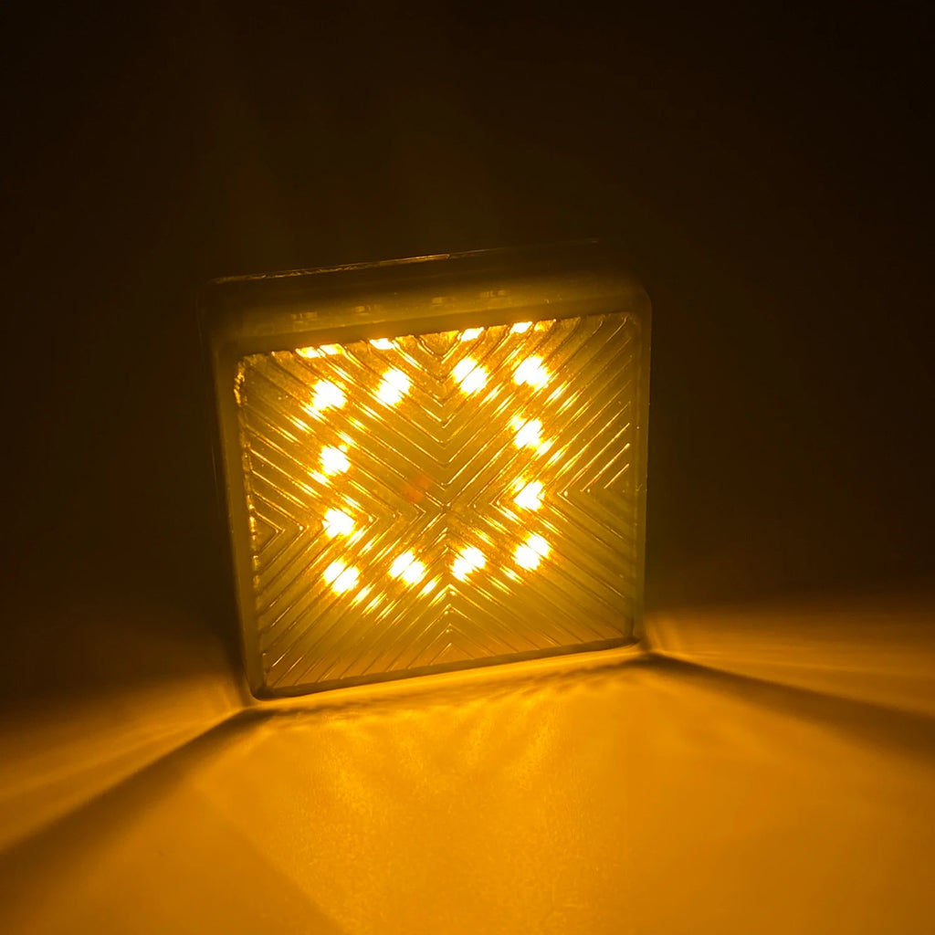 مناسب لسيارة تويوتا لاند كروزر برادو J250 LC250 2024 2025 ضوء شبكة أمامية LED مصباح تحذير للقيادة النهارية شبكة DRL ضوء أصفر