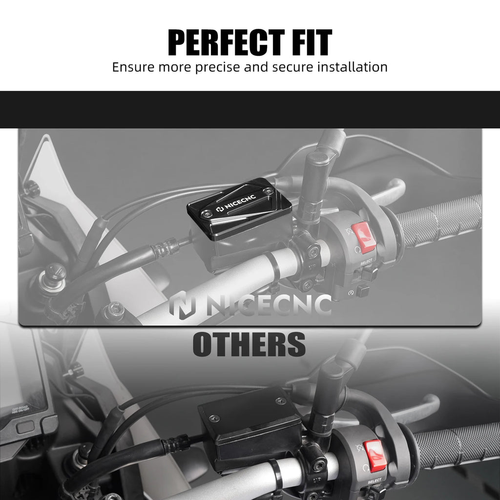 1x Brake Fluid Reservoir Lid Cover for Yamaha MT07 MT-07 2018-2022 Tenere 700/Rally Edition 19-24 Super Tenere XTZ1200 ES 14-23