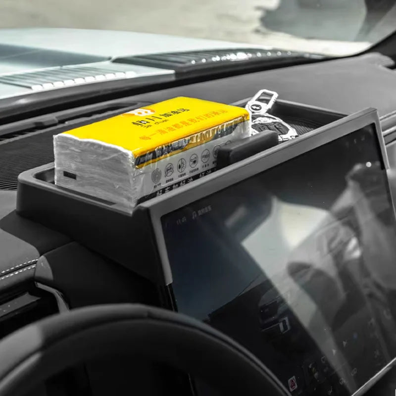For Byd Leopard 8 Denza B 2025 Central Control Screen Rear Storage Box Storage Special Interior Accessories Storage