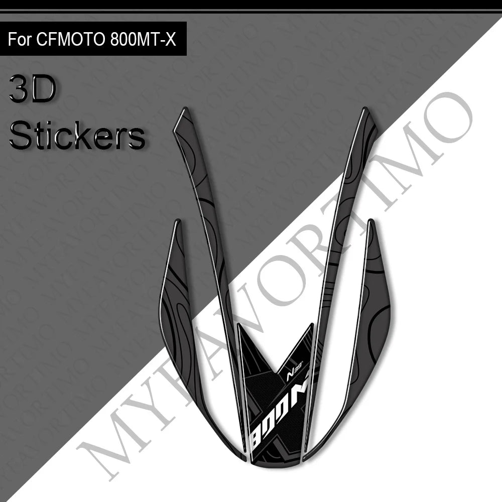 For CFMOTO 800MT-X 800MT 800 MT - X Adventure Bike Motorcycle Body Fairing Protector Tank Knee Pad Stickers Decals Kit 2024 2025