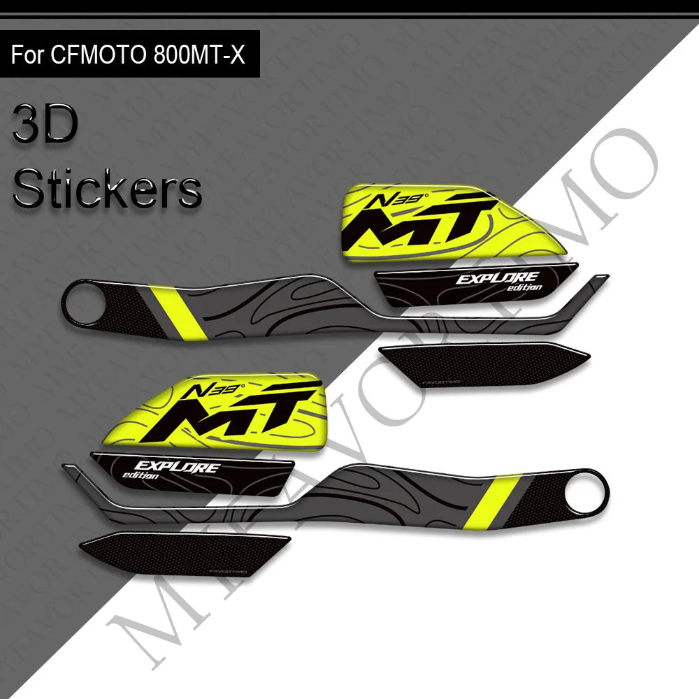 For CFMOTO 800MT-X 800MT 800 MT - X Adventure Bike Motorcycle Body Fairing Protector Tank Knee Pad Stickers Decals Kit 2024 2025