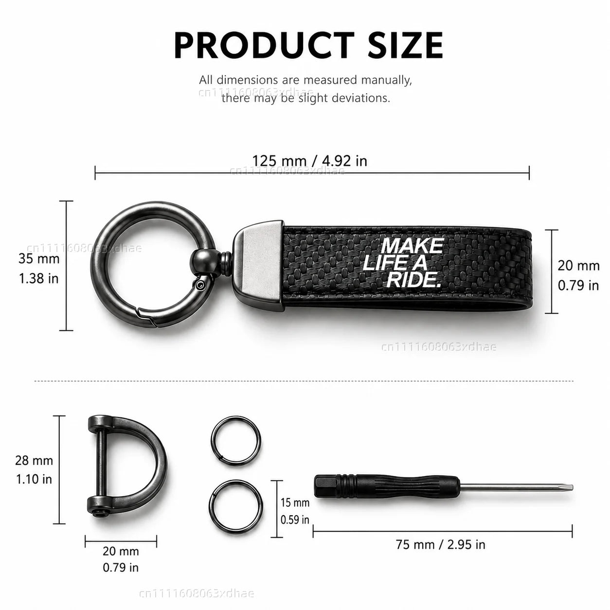 High-Grade Leather Motorcycle Keychain Holder Keyring Accessories For BMW R1200GS R1250GS R 1200GS R1250 GS R 1250 LC ADV