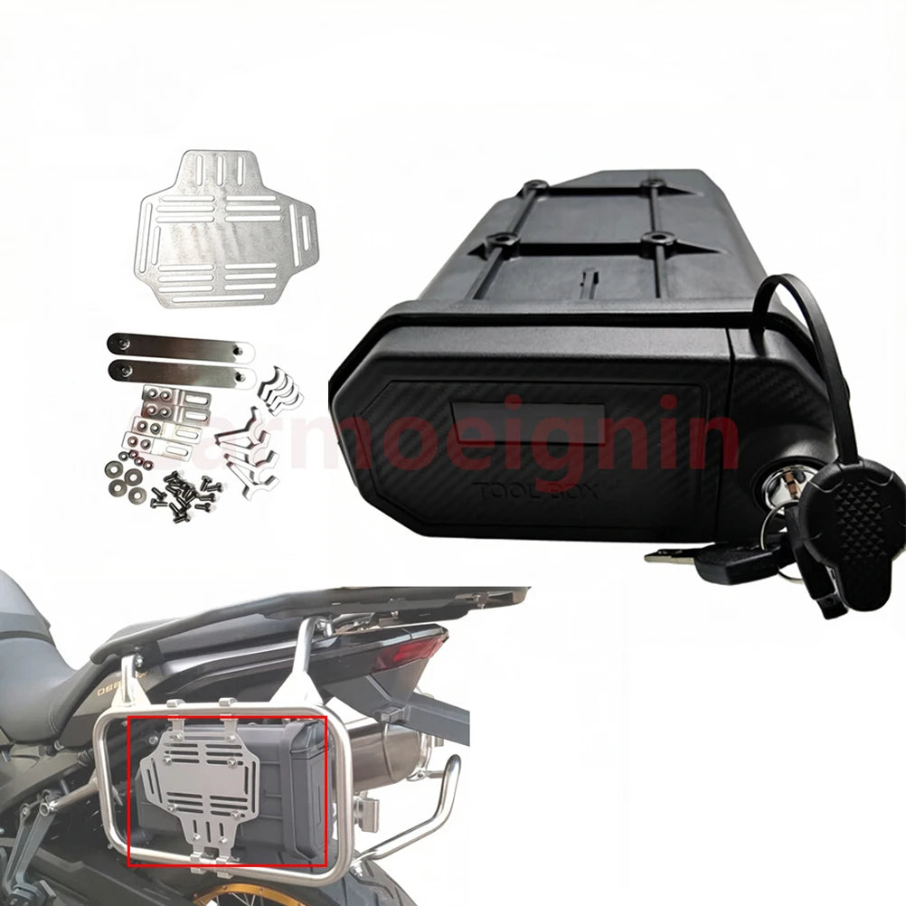Motorcycle Tool Box Side Case Waterproof for Honda CRF1100L Africa Twin X-ADV 750 BMW G 310 GS Triumph Tiger 800/900 Bonneville