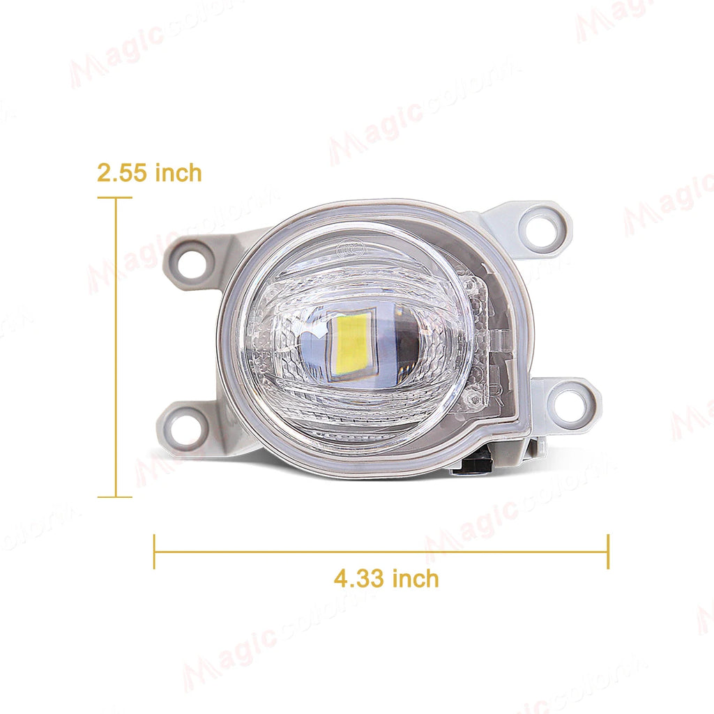 Car Fog Lamp Assembly For Toyota CHR Levin Corolla L XLE Hatchback Yaris Fortuner Hilux Revo 2019 2020 2021 2022 Headlight White