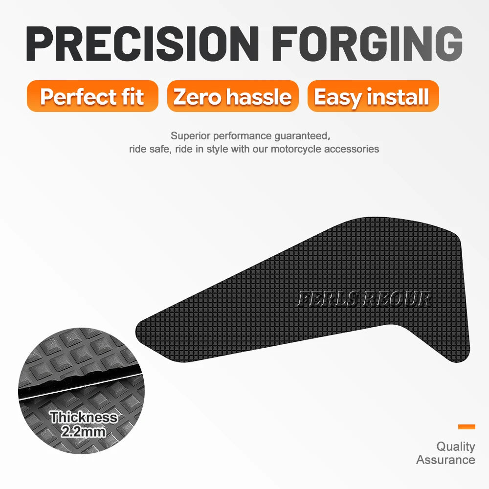 For HONDA AFRICA TWIN CRF1100 L 2020-20  Motorcycle Tank Pad Rubber Black Anti Slip Gas Fuel Tank Protector Sticker Anti Scratch