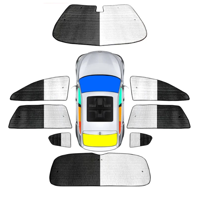 For BYD Sealion 5 DM-i Song Pro SA2 2023~2026 2024 2025 Skylight Sunshade Side Window Windshield Sun Shade Protect Accessories