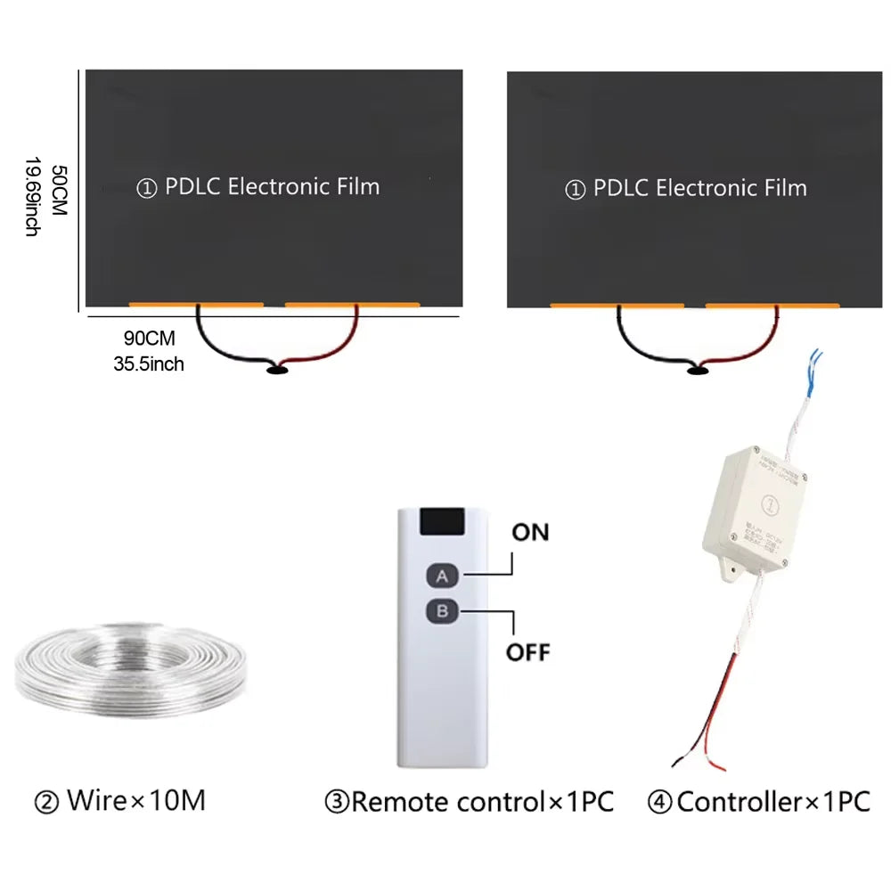 Smart PDLC Privacy Window Film for Car Electrochromic Remote Control Car Window Tint Innovative Car Films