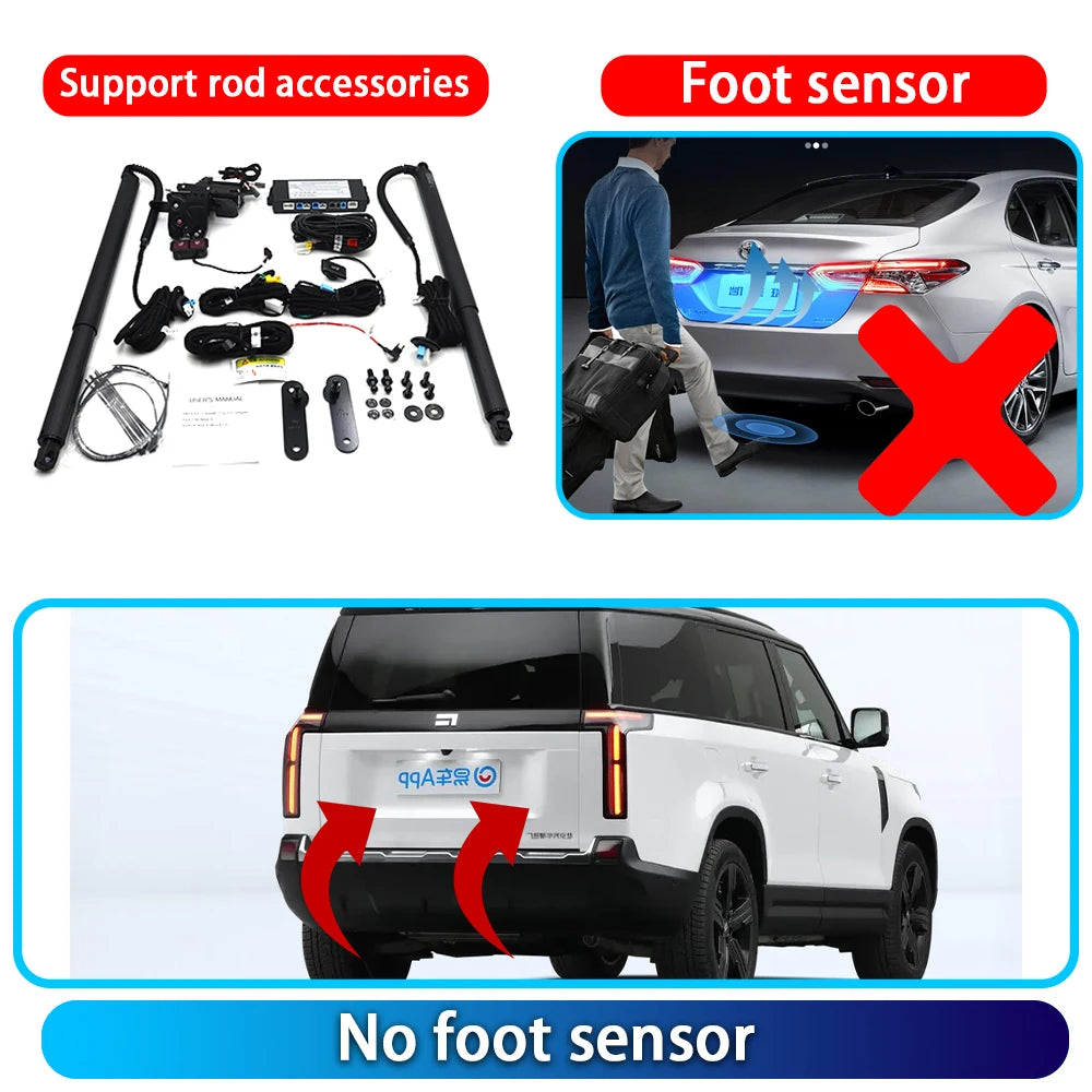 ZJCGO for Rox Polestones 01 2023 2024 2025 2026 OEM Automatic Power Liftgate Powered Tailgate Intelligent System Trunk Lift Kit