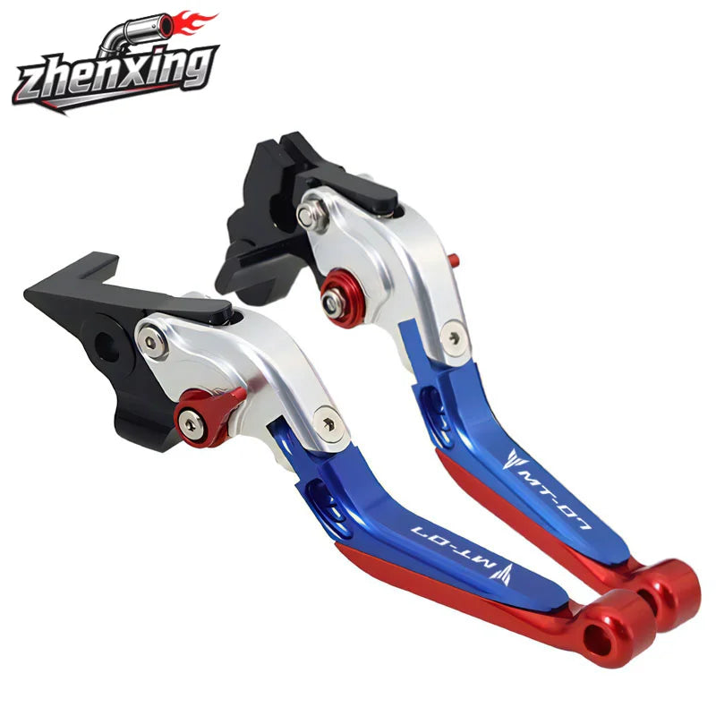 For YAMAHA MT-07 FZ-07 MT 07 FZ07 MT07 FZ 07 2014-2025 Motorcycle CNC Adjustable Folding Extendable Brake Clutch Levers Handle