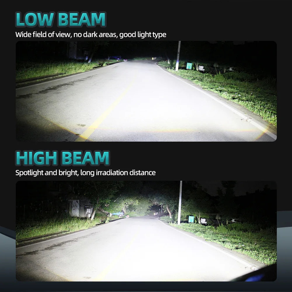 2Pcs LED Headlight 30000LM H4 Auto Lamp For Toyota Hilux 2004-2019 2008 2009 2010 2011 2012 2013 2014 HiLo Beam Canbus Bulbs