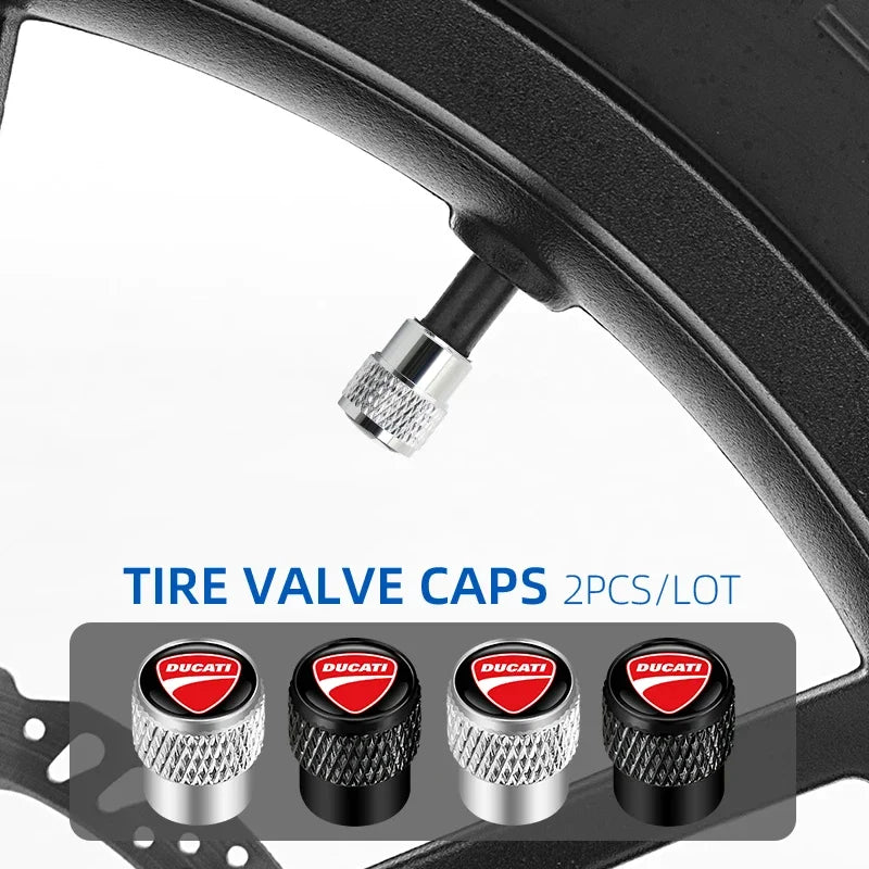 For Ducati Panigale Diavel Superleggera V4 V2 Scrambler Motorcycle CNC Aluminum Wheel Tire Valve caps Airtight cover