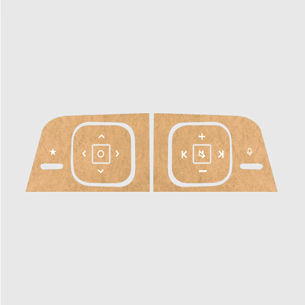Wheel Button Panel Suede Panels Interior Modification Accessories For BAIC JISHI Rox 01 Polestone 01 2023 2024 2025 Steering