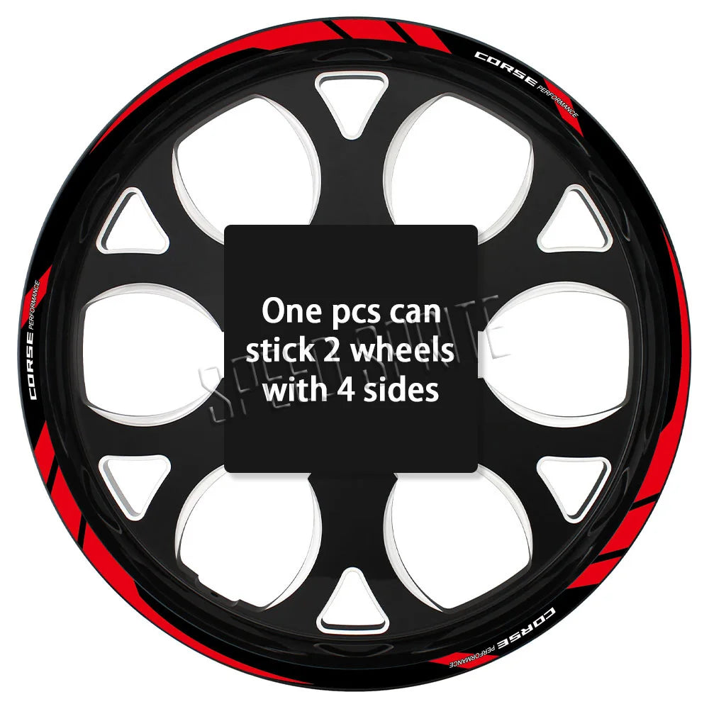 Wheel Sticker Rim Decal Hub Stripe Tape Accessories For Ducati monster 696 821 937 diavel multistrada 1260 1200 panigale v4 848
