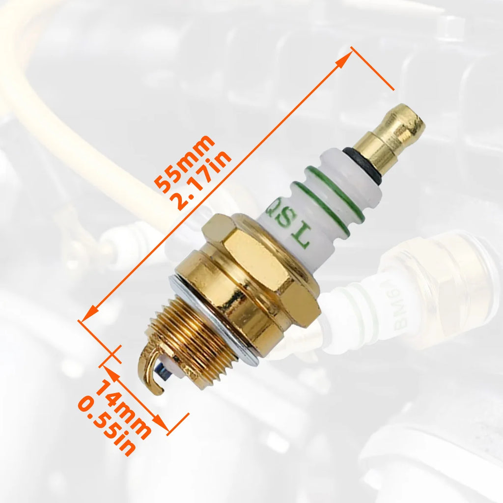 YONGRUN 1/2/5PCS BM6A Spark Plug Engine Parts Durable Parts for Car SUV Truck Accessories Automotive Spark Plugs Engine Ignition