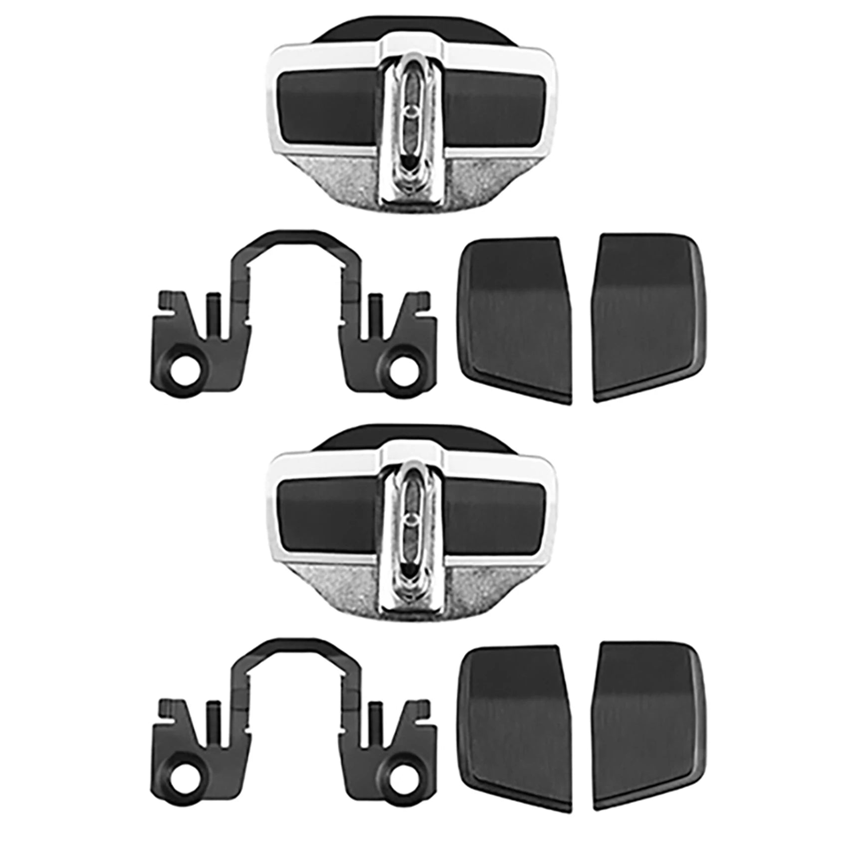2 Sets TRD Door Stabilizer Door Lock Protector Latches Stopper Covers for Toyota Land Cruiser Alphard Vellfire