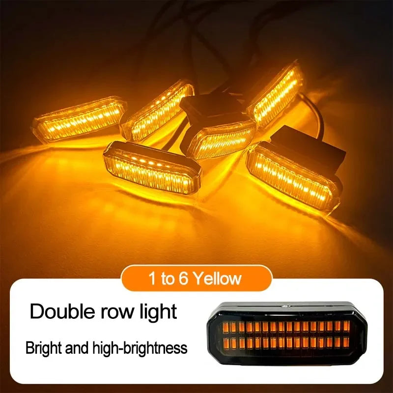LED Front Grille Light FOR BYD LEOPARD 8 DENZA B8 Car Daytime Running Light Wheel Eyebrow Lamp For Pickup Offroad 12V