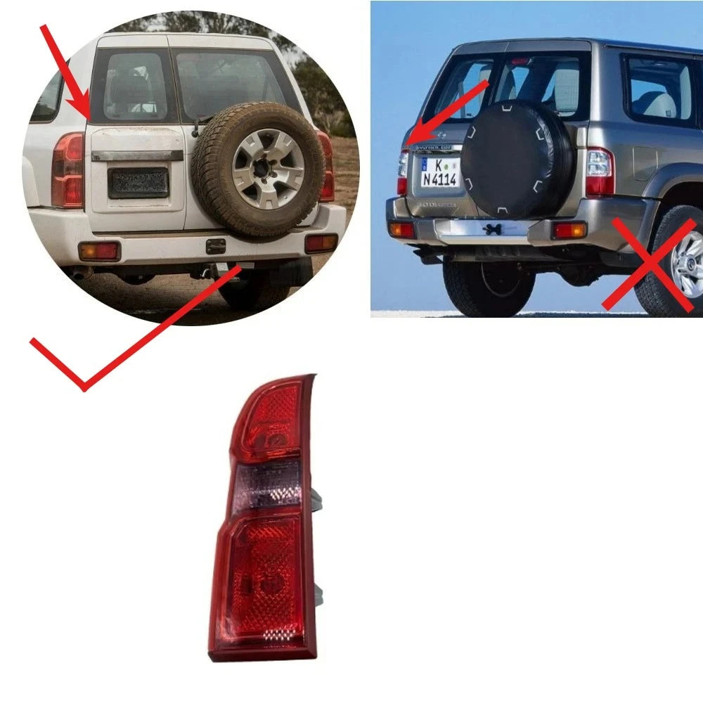 L or R Rear Lamp for Nissan Patrol Y61 GU Taillight Not Fit GR Small Model Stop Parking Light Signal