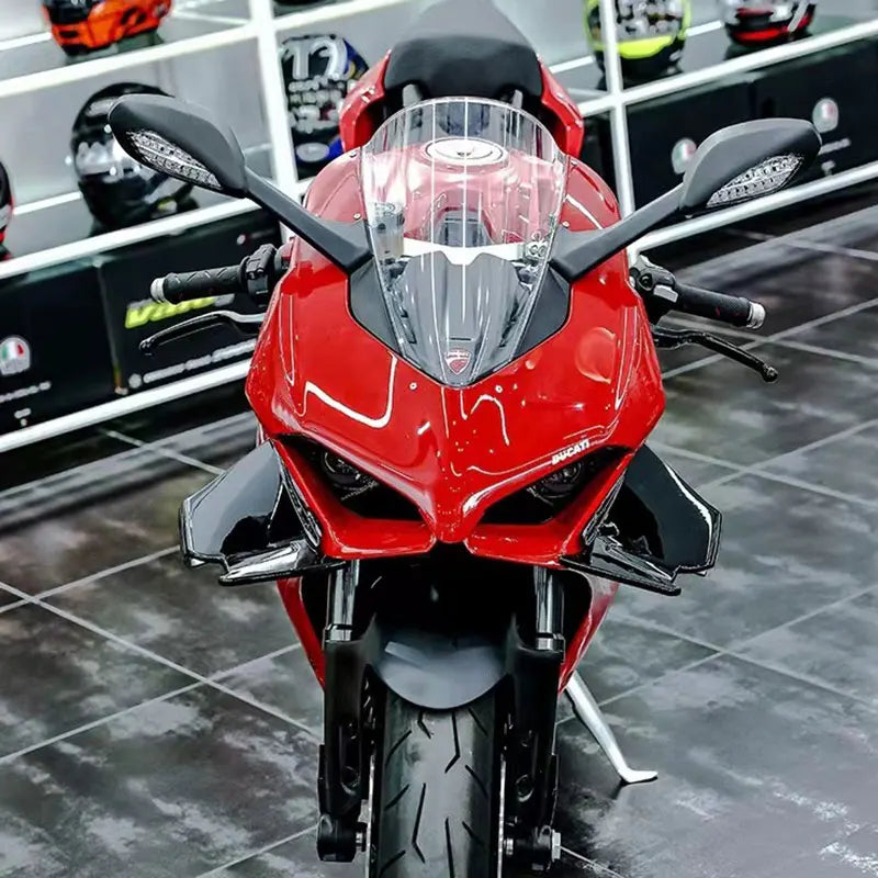 For Ducati Panigale V2 2020 2021 2022 2023 2024 Motorcycle Mirrors Winglets Aerodynamic Wind Side Wings Spoiler Fairing