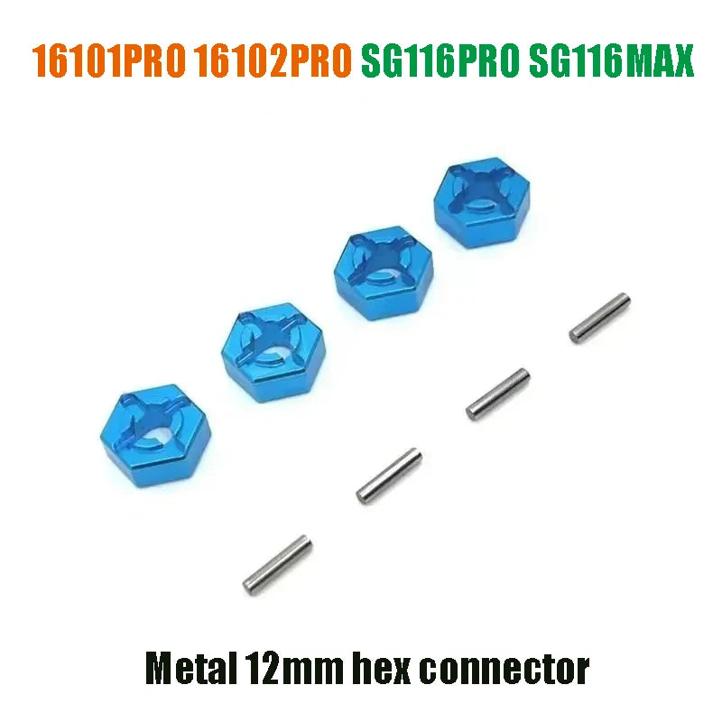 16102PROSCY 16101 PRO  SG116MAX RC Automotive Aluminum Parts Suspension Arm Steering Assembly Drive Shaft Gear Upgrade Metal Kit