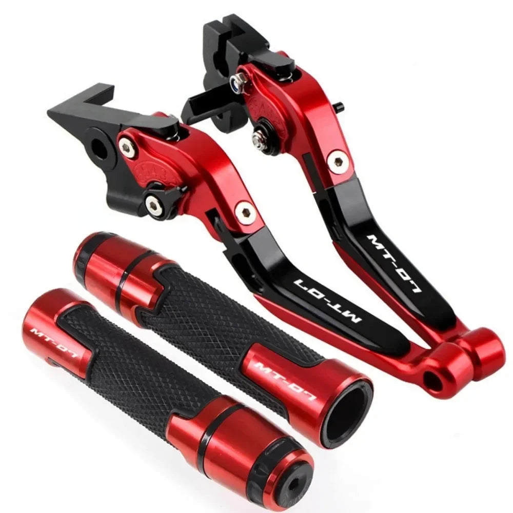 For Yamaha MT-07 FZ-07 MT 07 FZ07 MT07 FZ 07 2014-2025 Motorcycle CNC Adjustable Folding Extendable Brake Clutch Levers Handle