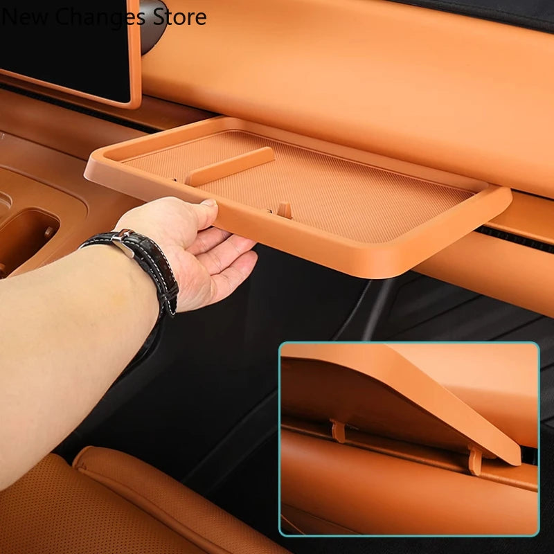 For Leapmotor C10 Co-pilot Small Table Board Central Control Black Technology Storage Box Decoration Modification Accessories