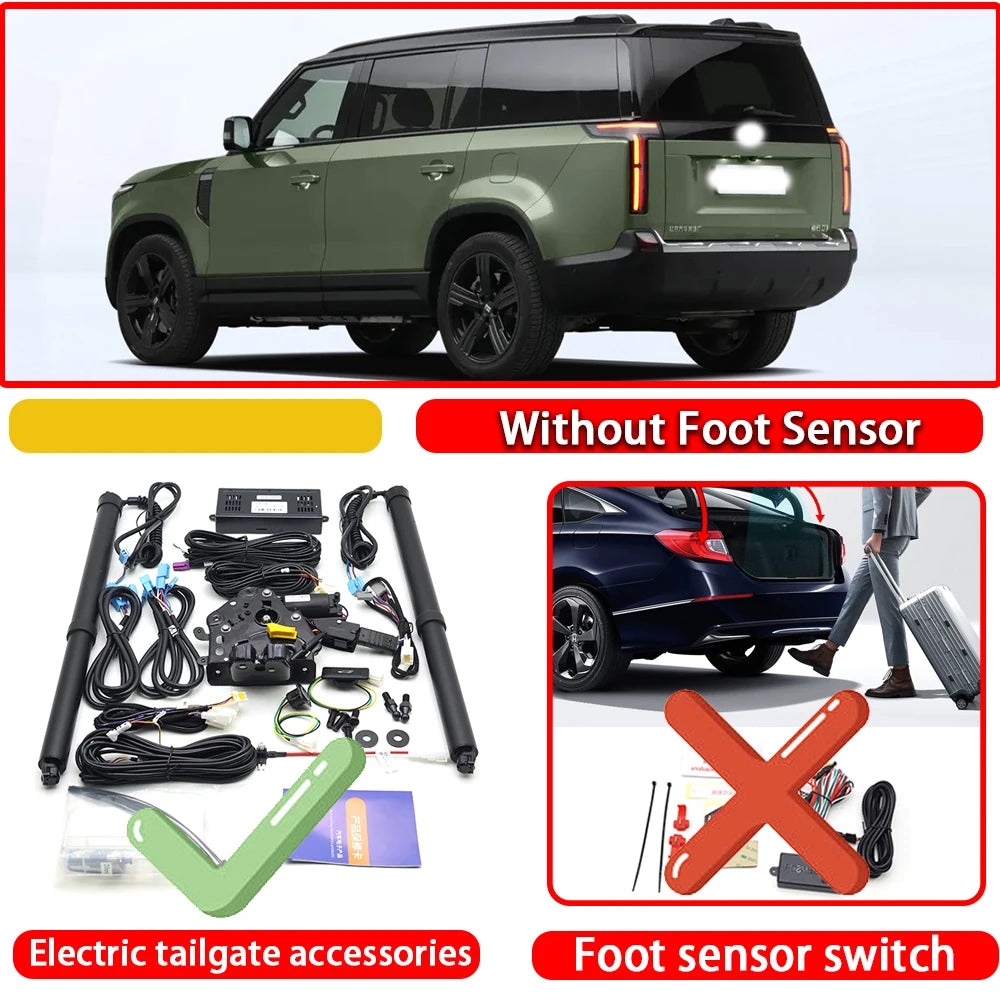 ZJCGO for Rox Polestones 01 2023 2024 2025 2026 OEM Automatic Electric Powered Tailgate Power Liftgate Tail Gate Lift Kit System