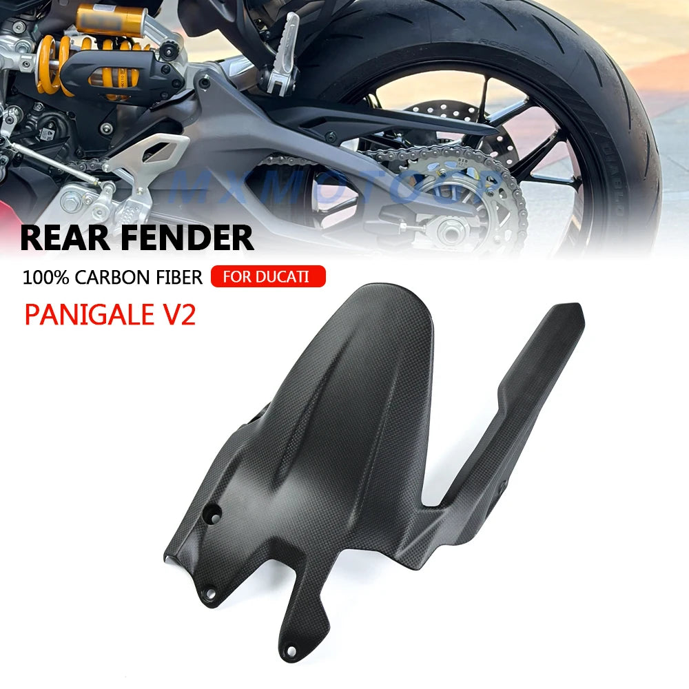 For Ducati Panigale V2 2025 100% Carbon Fiber Rear Fender Full Fairing Kits Motorcycle Accessories