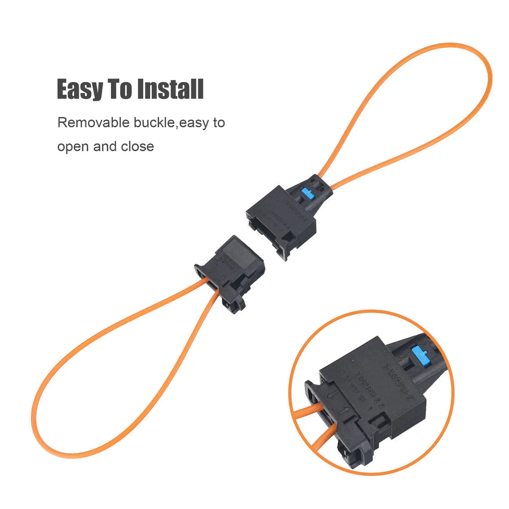 MOST Fiber Optic Loop Male Female For BMW Porsche Mercedes Audi Bypass Connector