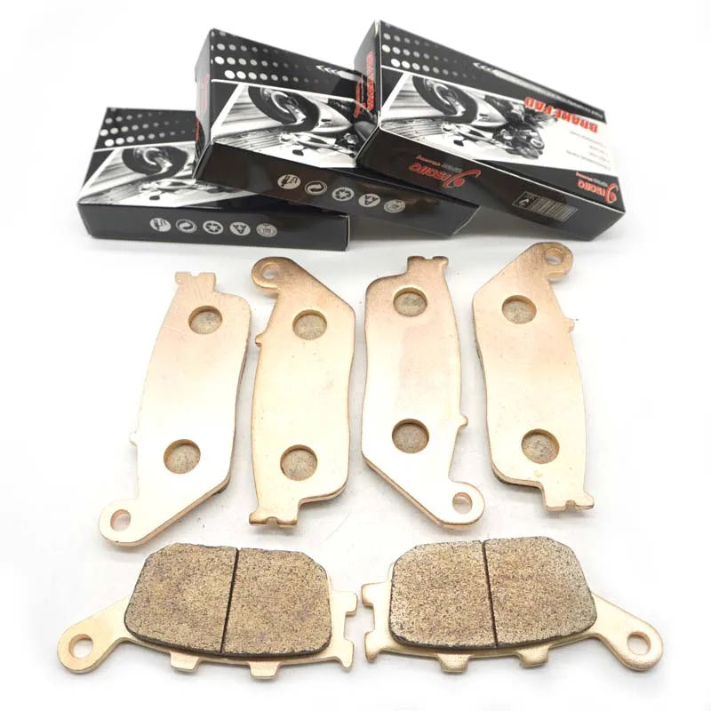 Motorcycle Front & Rear Sintered Brake Pads For KAWASAKI EX650 Ninja 650 2017-2023 ZR750 2007-2010 Z750 ABS 2007-2009