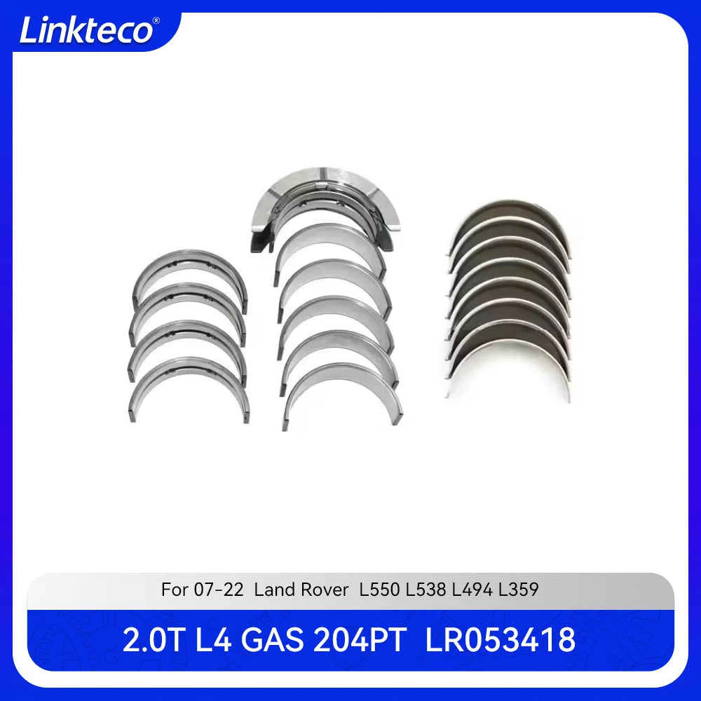 Engine part Crankshaft main connecting rod bearing set Fit 2.0 T L L4 GAS 204PT For 07-22 2.0T Land Rover Range Rover LR053418