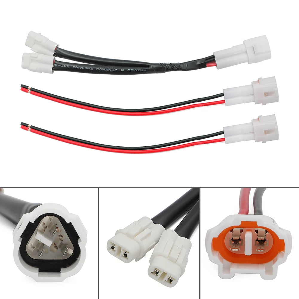 For Yamaha Tenere T7 700 Conector Upgrade USB Charger Cable Set With Port Splitter Kit Motorcycle Power Outlet Splitter Kit