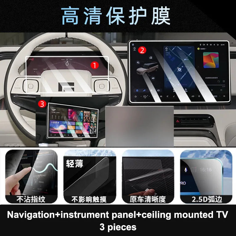 High Definition Screen Tempered Film Automotive Modification Parts Scratch Proof And Explosion-proof For Rox Adamas 2026
