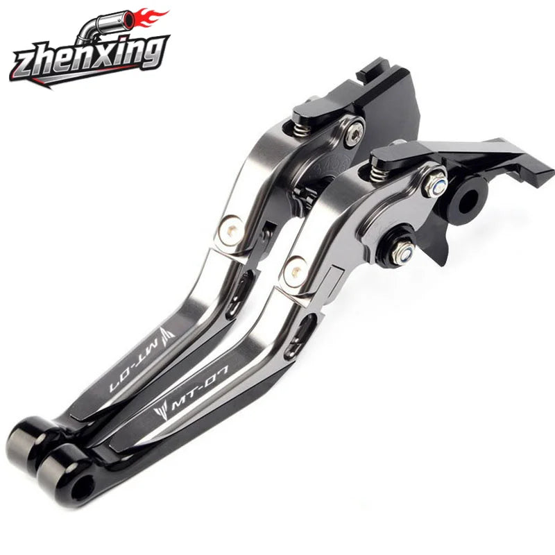 For YAMAHA MT-07 FZ-07 MT 07 FZ07 MT07 FZ 07 2014-2025 Motorcycle CNC Adjustable Folding Extendable Brake Clutch Levers Handle