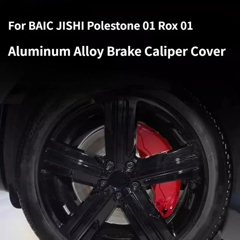 Aluminum Alloy Car Brake Caliper Cover for Jishi 01 Polestones 01 ROX 01,Front Rear Wheel Hub Caliper Shell Decor Upgrade Parts
