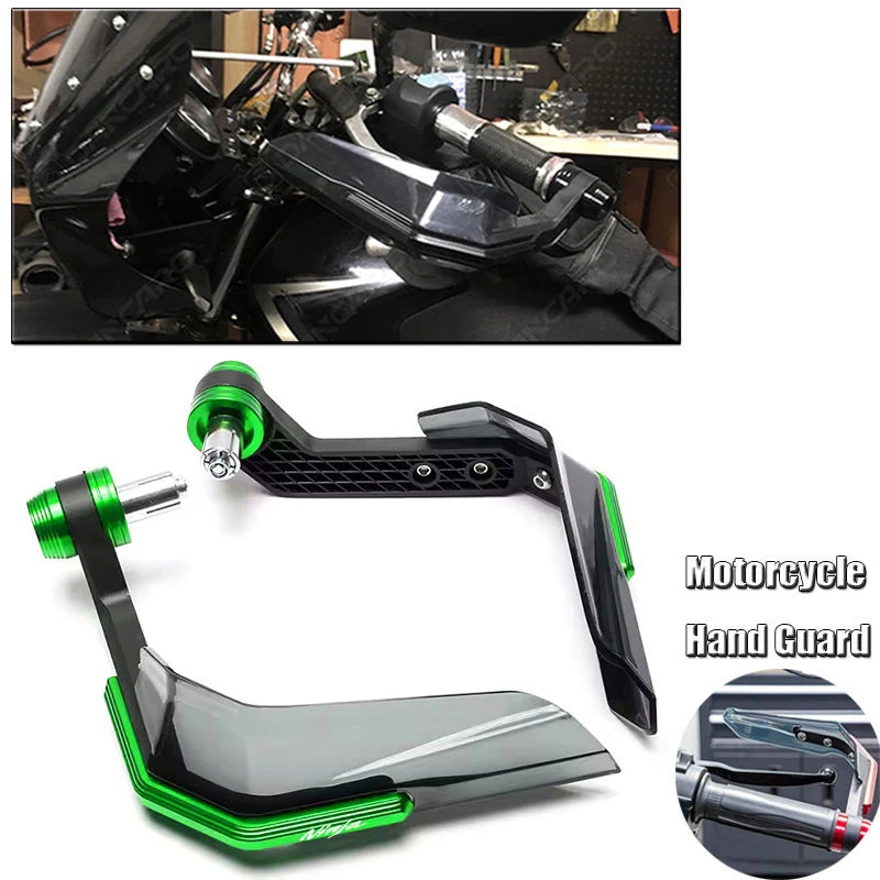 For KAWASAKI NINJA 400 650 300 250 250R ZX14R ZX10R ZX6R Motorcycle Handguard Shield Hand Guard Protector Windshield