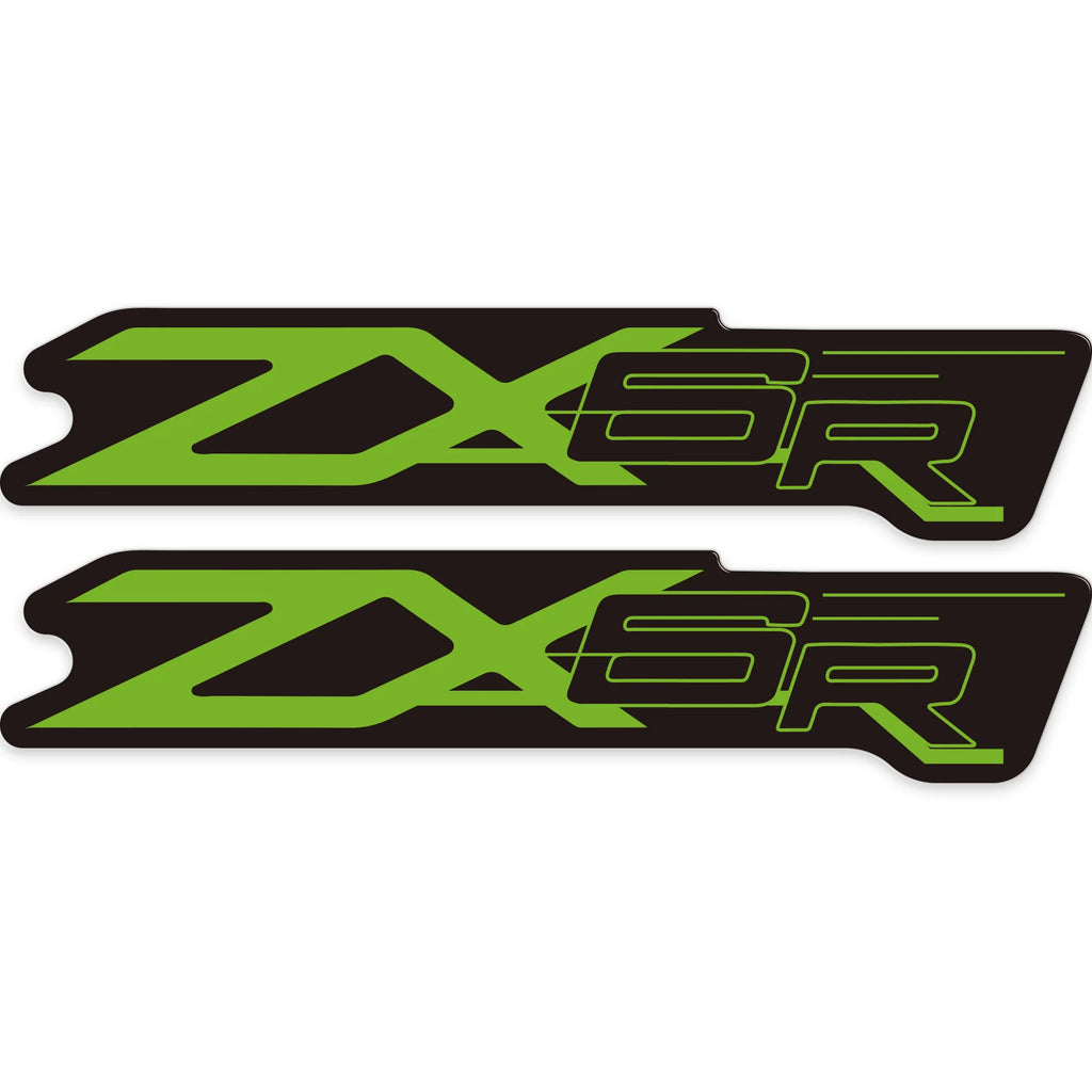 NEW fit kawasaki Ninja ZX6R ZX6R 3D Stickers Decals Tank Pad Gas Fuel Oil Cap Protector Front Face Fairing Fender