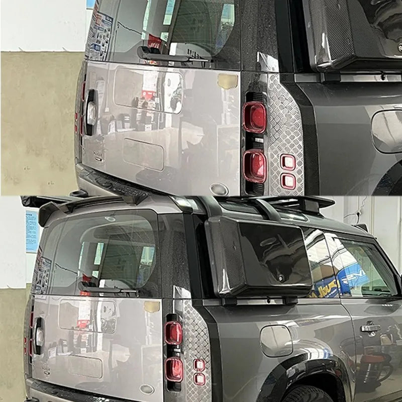 Tailgate Trunk Cover Panel for Land Rover Defender L663 2020-2025 90/110/130 Spare Tire Cover Board Protective Cover Decoration