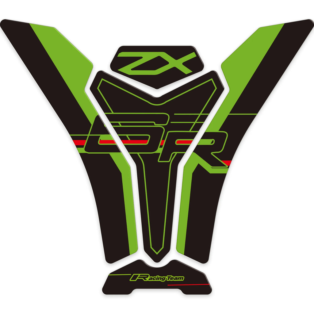 NEW fit kawasaki Ninja ZX6R ZX6R 3D Stickers Decals Tank Pad Gas Fuel Oil Cap Protector Front Face Fairing Fender