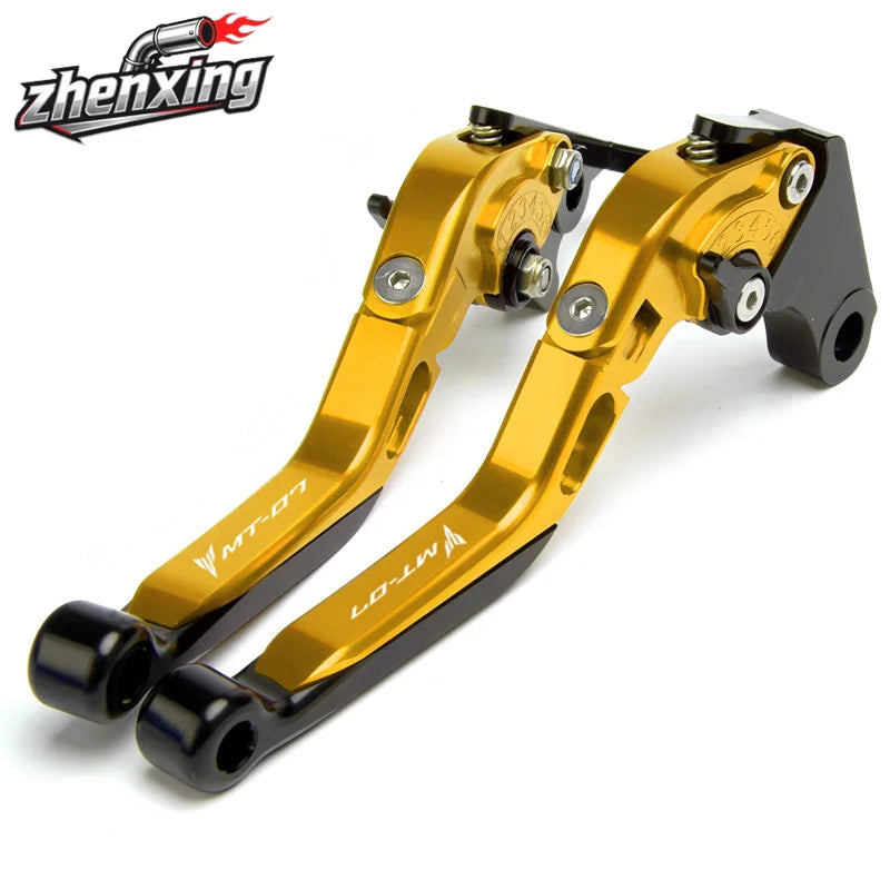 For YAMAHA MT-07 FZ-07 MT 07 FZ07 MT07 FZ 07 2014-2025 Motorcycle CNC Adjustable Folding Extendable Brake Clutch Levers Handle