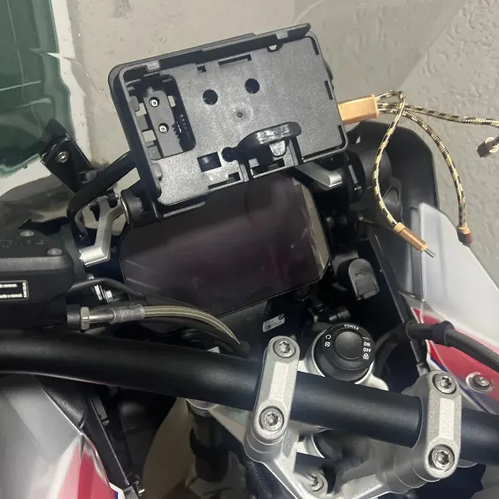 GS1250 Phone Holder For BMW R1250GS R1250RS R1250RT R1250R 2018~2023 2024 2025 Supporter Navigation USB Charger Stand Bracket