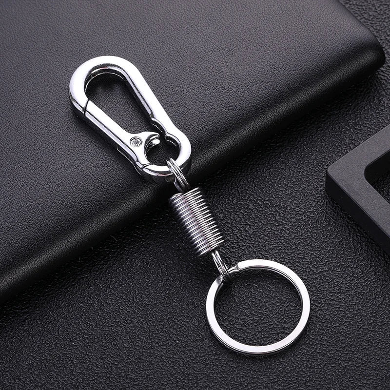 Car Keychain Climbing Hook Simple Shape Accessories Metal Vintage for Formula 1 Land Rover Defender Bmw E39 Keychain