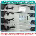 ZJCGO for Rox Polestones 01 Adamas 2023 2024 2025 2026 Auto Pull Soft Close Door Kit Power Latch Door Catch Soft Closing Assist