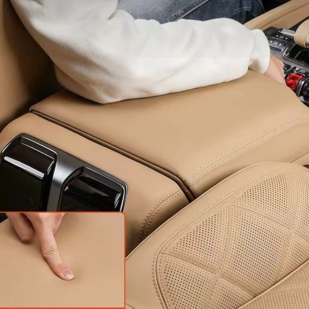 Car Central Control Armrest Box Protection Cover Auto Central Refrigerator Armrest Heightening Pad For BYD Formula Leopard 8