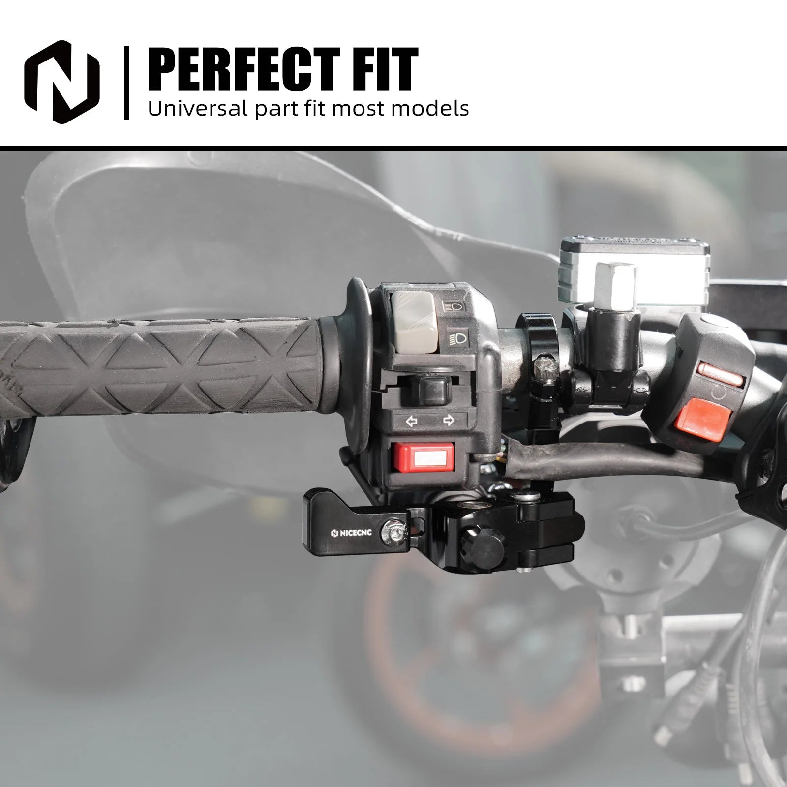 Universal For KTM 690 Enduro R Husqvarna 701 Supermoto 22mm Handlebar Left Thumb Brake Assembly For Yamaha Tenere 700 XTZ07 T700