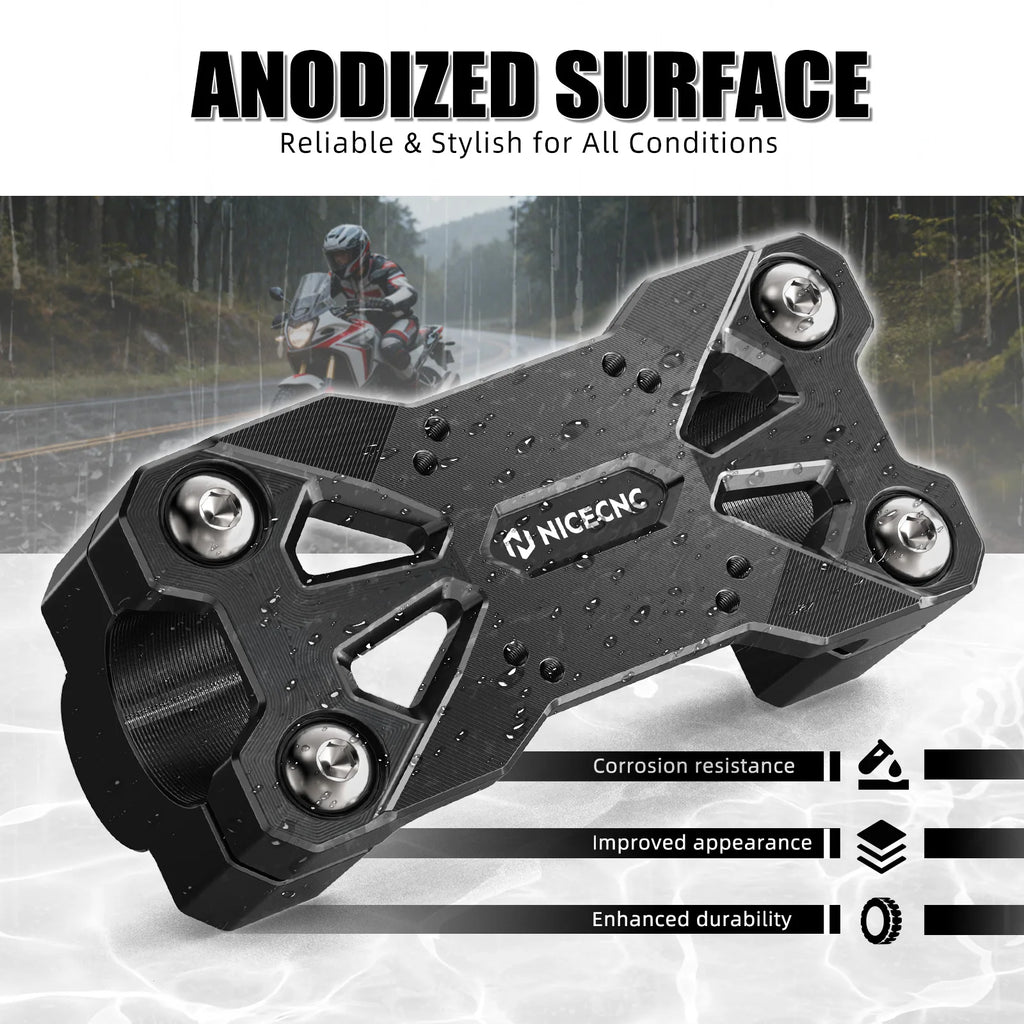 For 2020-2025 Honda CRF1100L Africa Twin Adventure Handlebar Riser 25mm GPS AMPS Mount CRF1100L Africa Twin CRF1100L Adventure