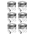 Engine Parts Piston & Rings Set Fit 3.0 L V6 Gas 306PS AJ126 For Jaguar XF XF XJ F-Pace F-Type Range Rover Discovery 3.0L