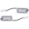 2Pcs for Toyota Land Cruiser 200 Series 150 Series Prado MK4 J150 Lexus ES240 IS250 LED Courtesy Door Light Bulb White