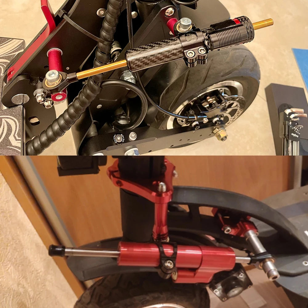 255MM 295MM 355MM Steering Damper Universal Motorcycle Adjustable Steering Damper Stabilizer For Yamaha MT03 MT10 MT 07 MT09