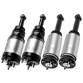 4PCS Front and Rear Air Suspension Shocks Strut For LR3 LR4 L319 and Range Rover Sport 2004-2014 RNB501180 RNB501220 RPD000305