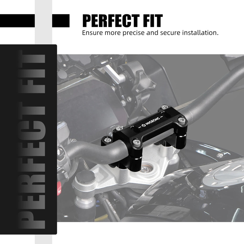 For BMW R1250GS R1200GS GSA Handlebar Riser 45MM R 1250 GS R1250GS Adventure 2019-2023 R 1200 GS R1200GS Adventure 2014-2018